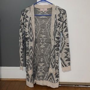 Aztec cardigan